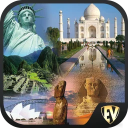 Значок World Famous Landmarks Travel